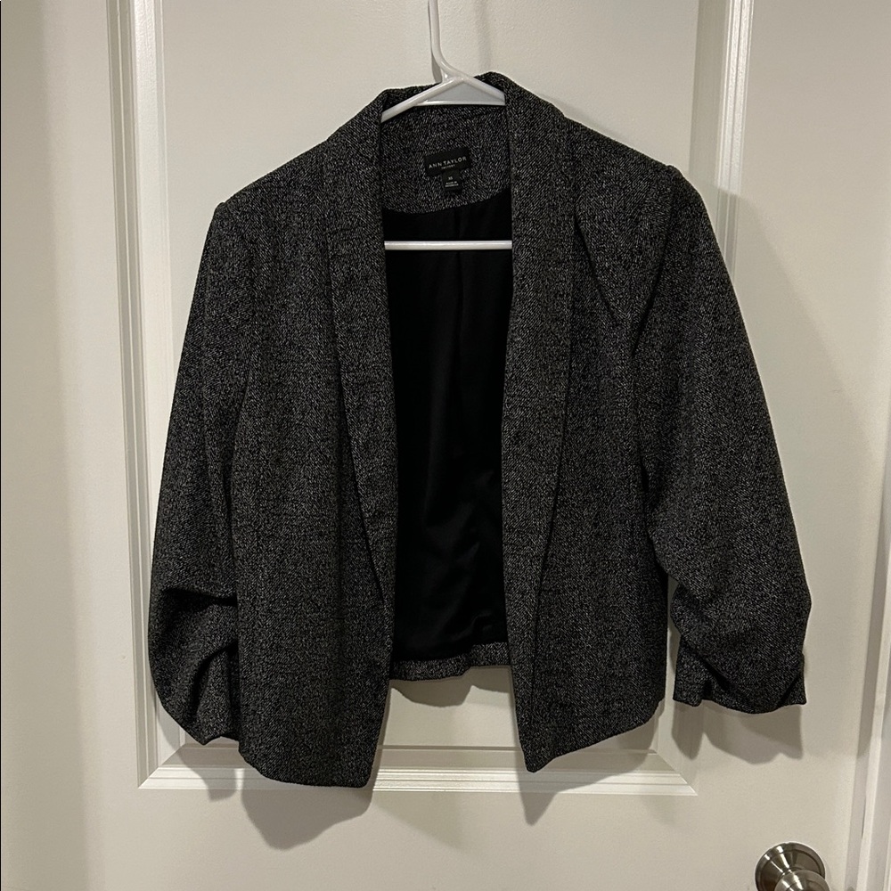 Ann Taylor Factory Dark Gray Blazer